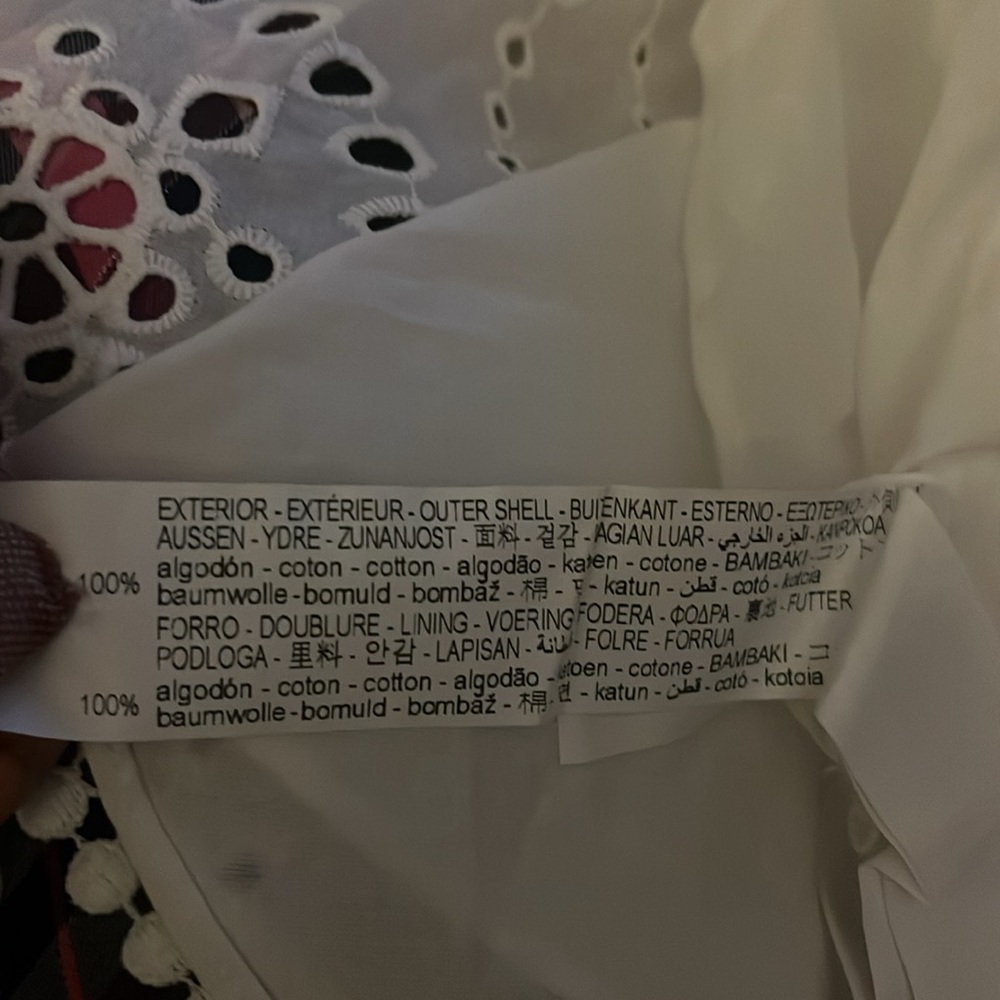 NWT $89 Zara white dress size S 2784/019 - Picture 10 of 13